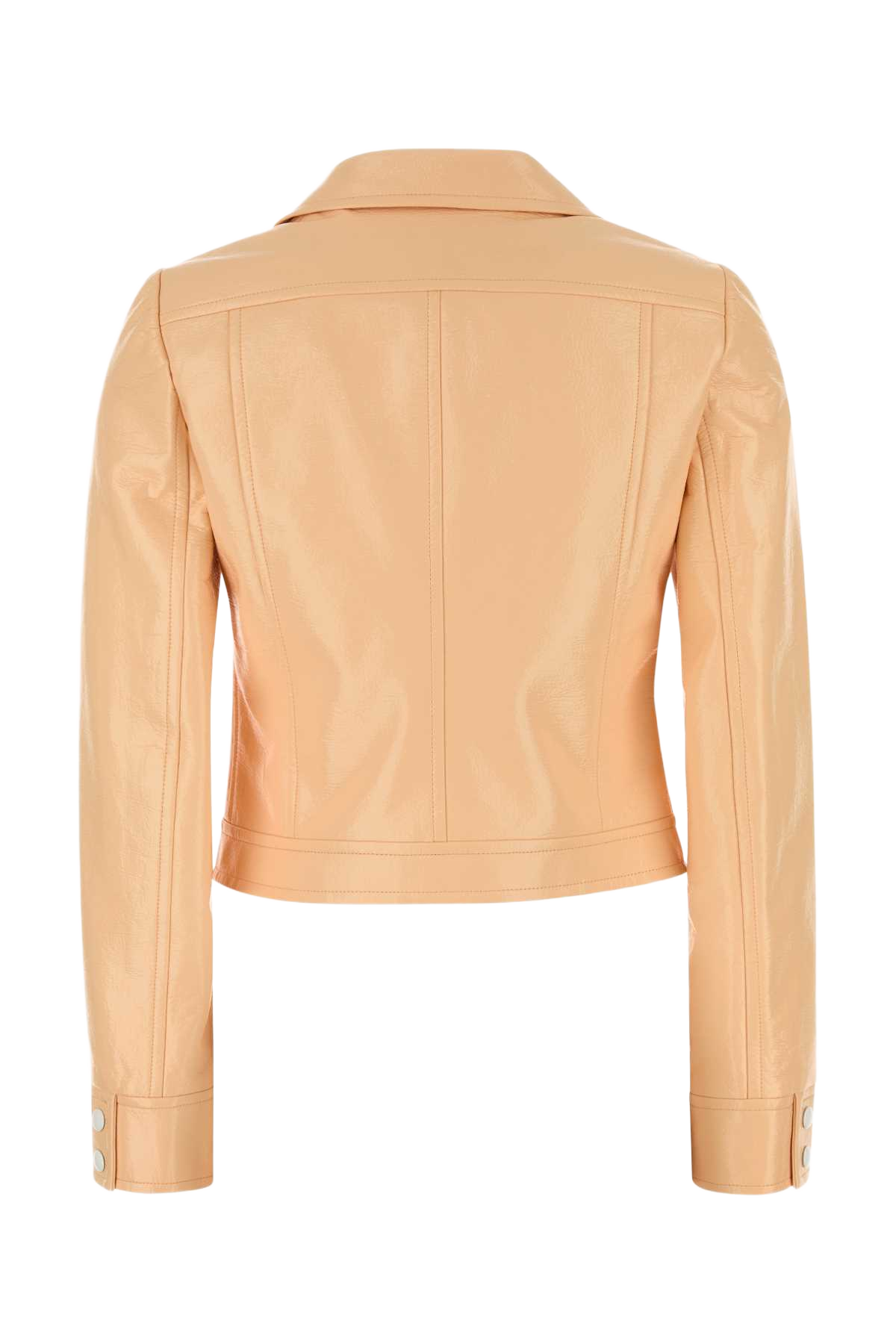 Peach Vinyl Blazer Dawnorange Giacche E Gilet