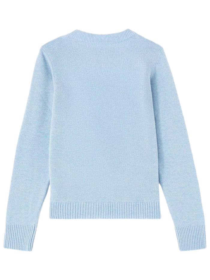 Wool Jersey. Azure Sweater