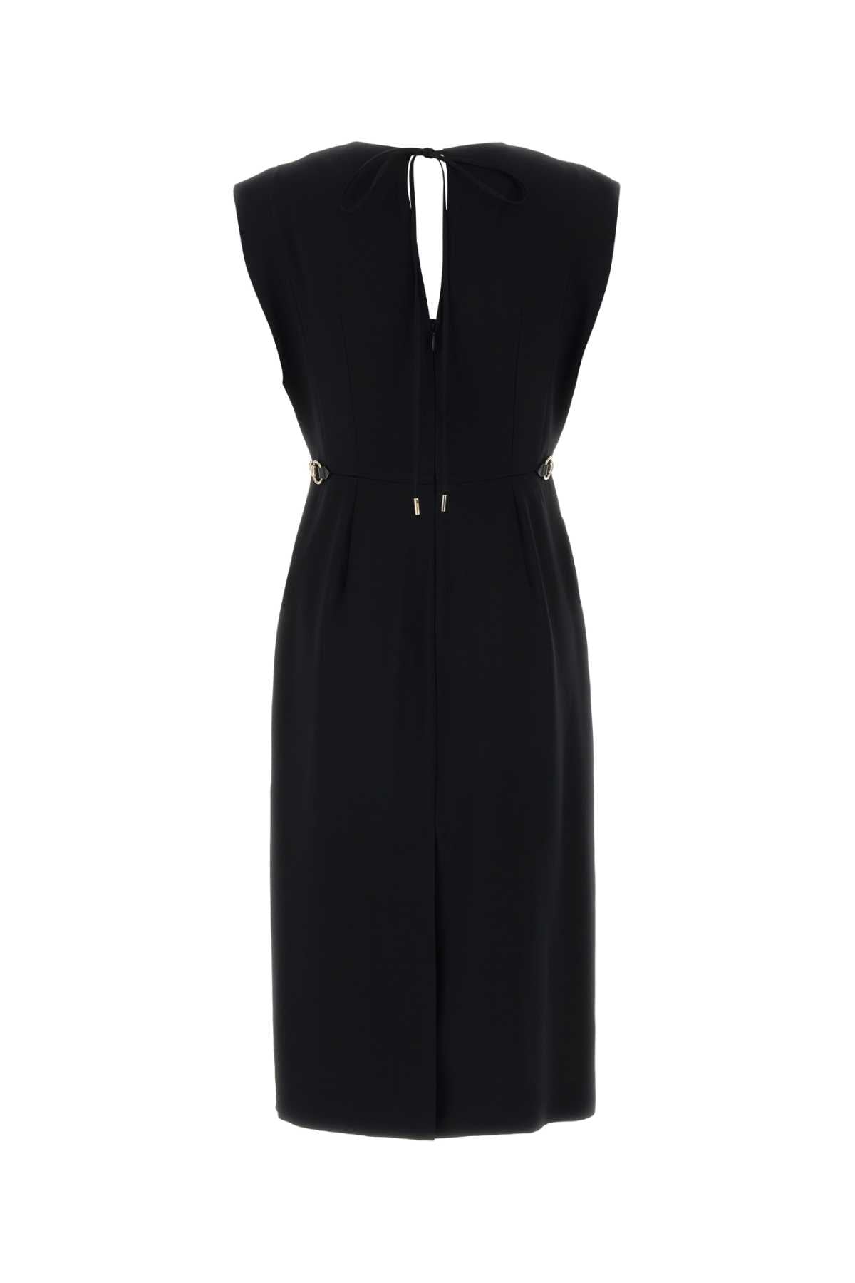 Black Crepe Dress Abiti
