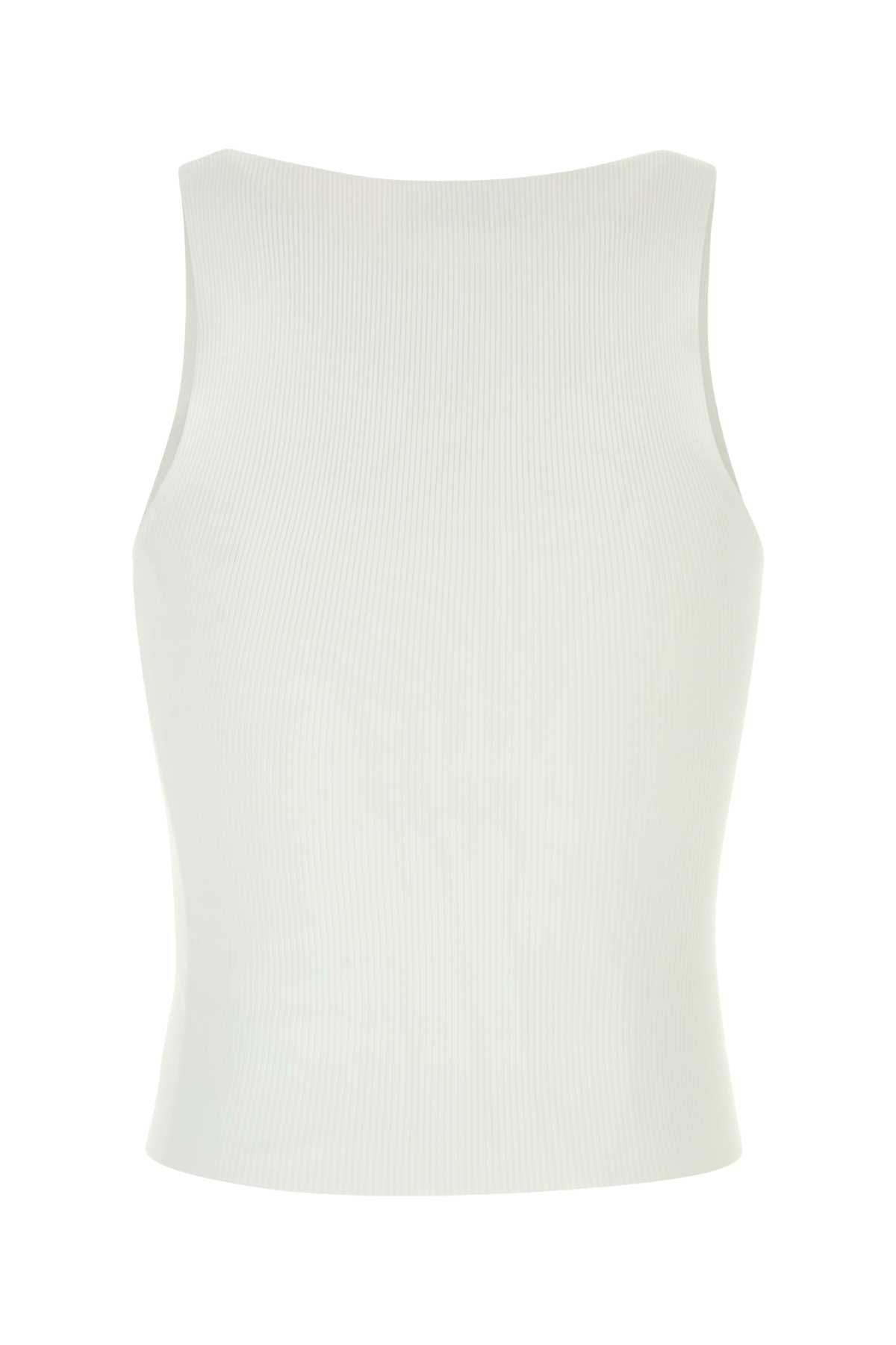 White Exterior: Nylon Elastane Maglie