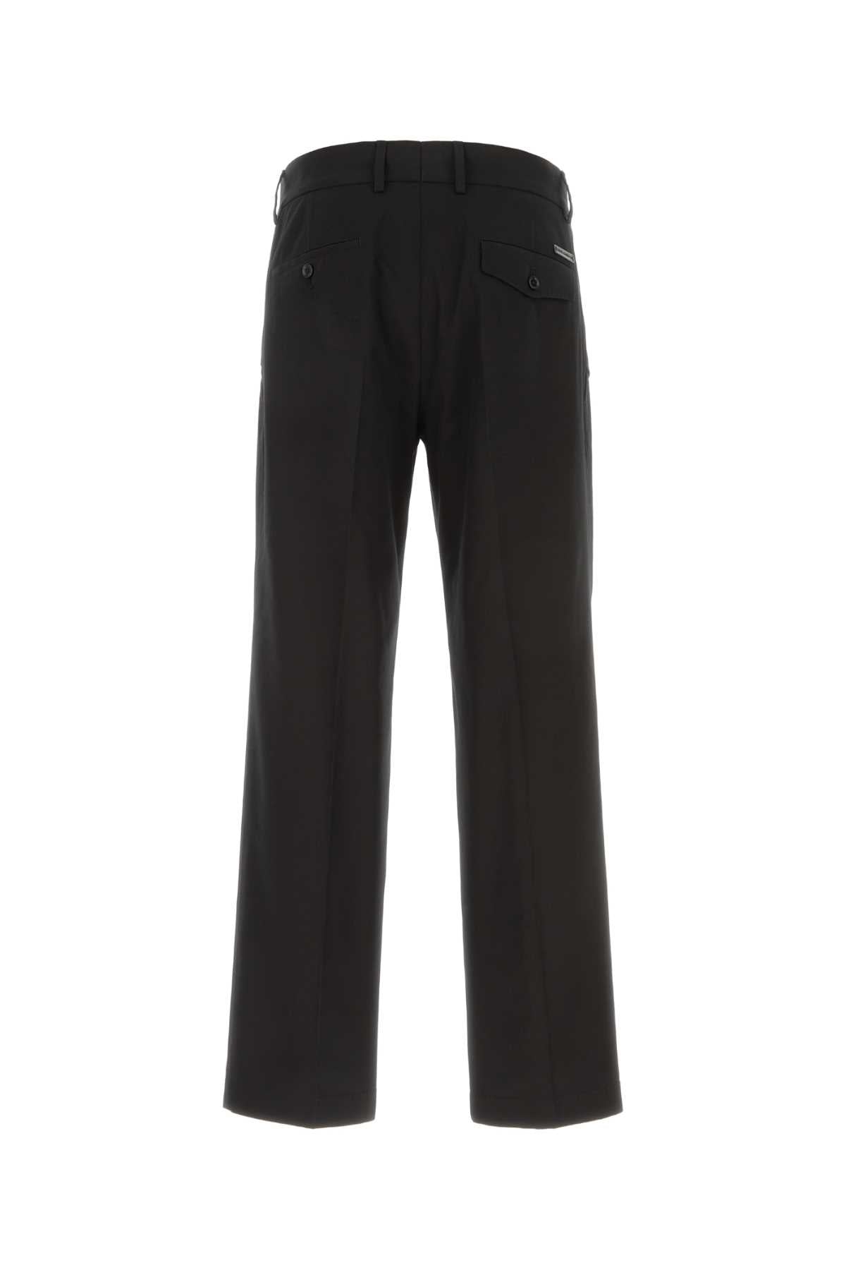 Nero Exterior: Cotton Elastane Pantaloni