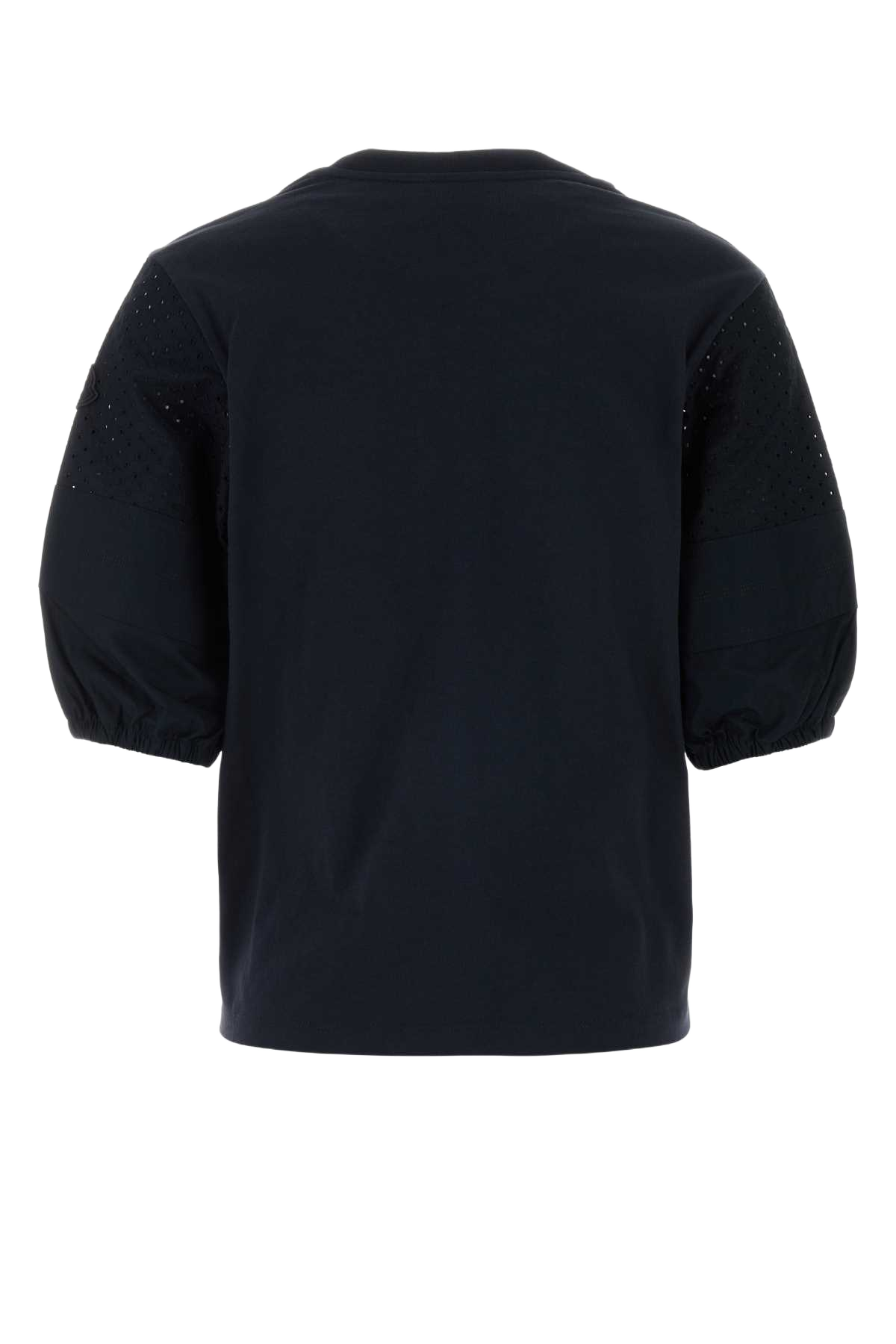 Navy Blue Cotton T-Shirt 742 Exterior