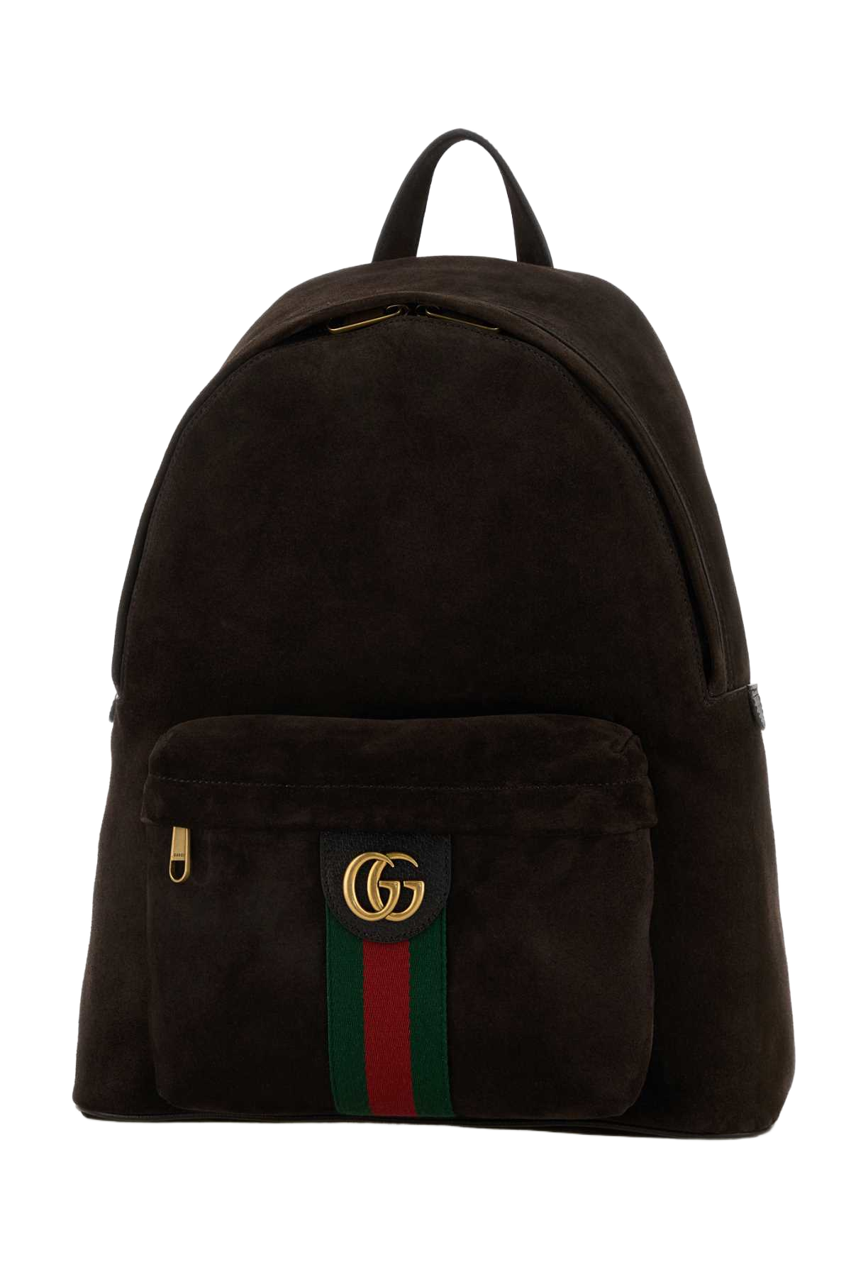 Dark Brown Suede Medium Ophidia Backpack 2043 Zaini