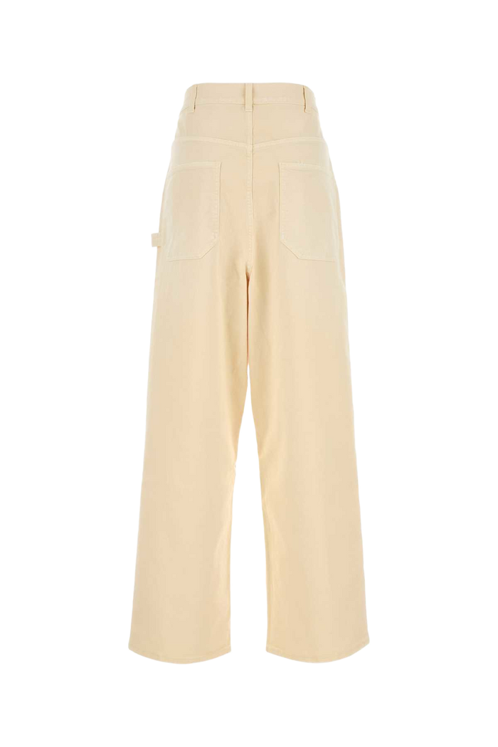 Cream Denim Rava Jeans Butter Exterior: Cotton