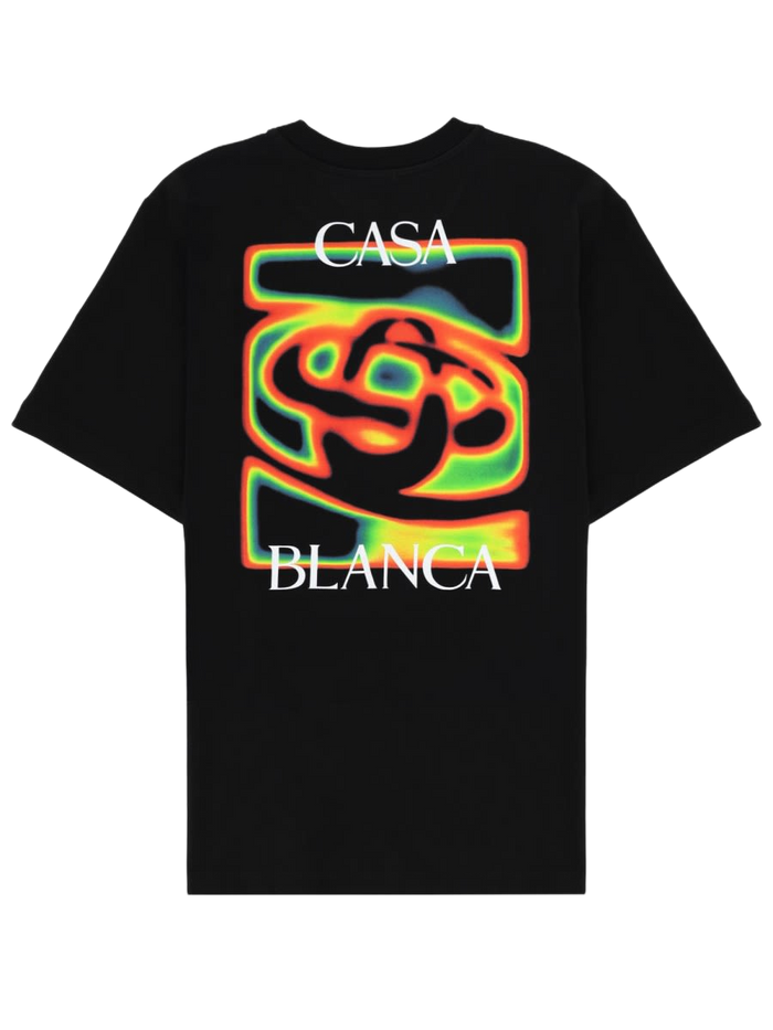 T-Shirt With Print Black Organic Cotton T-shirts