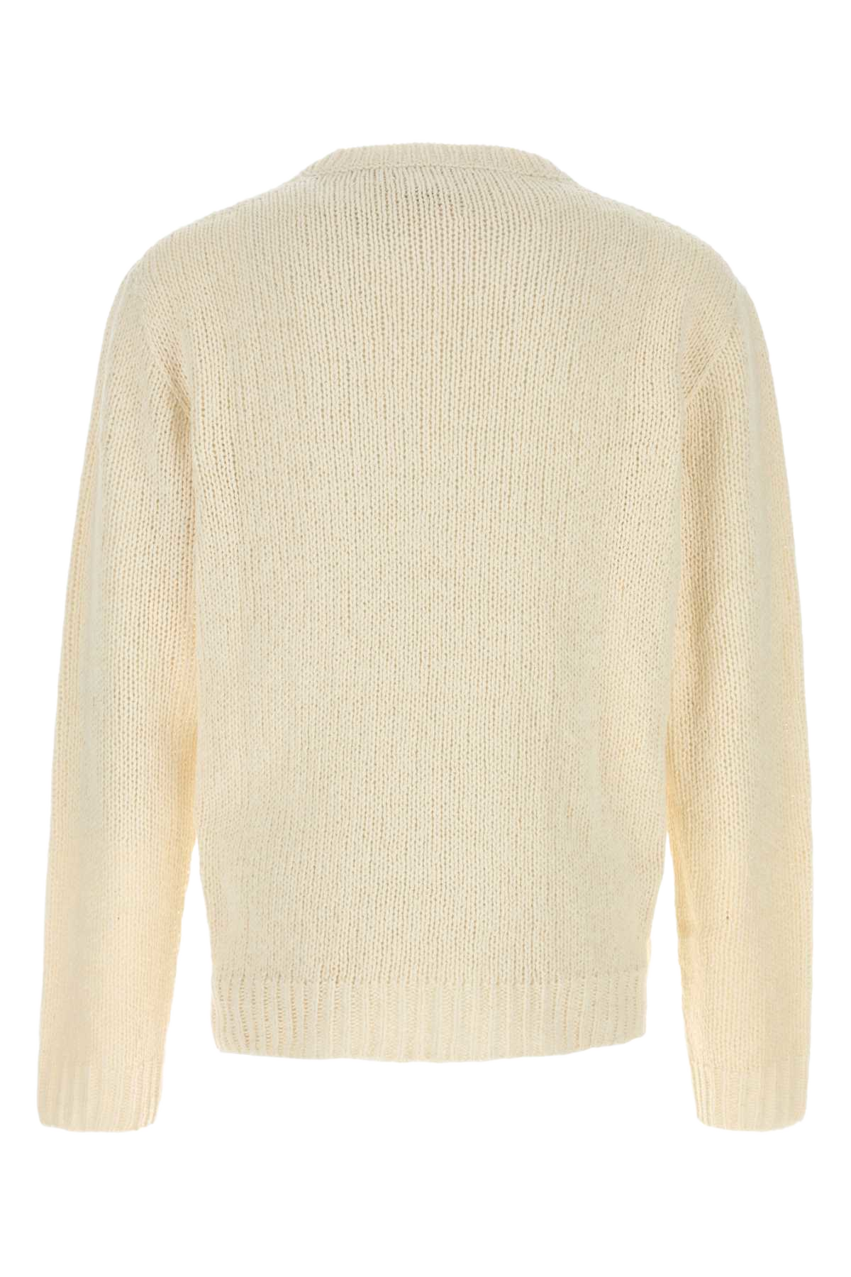 Ivory Silk Laing Sweater White Exterior: T-shirt