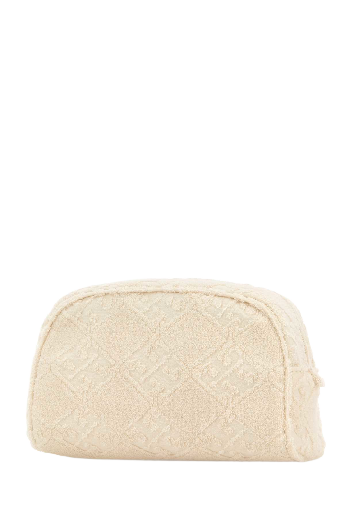 Ivory Terry Fabric Ella Beauty Case Newivory