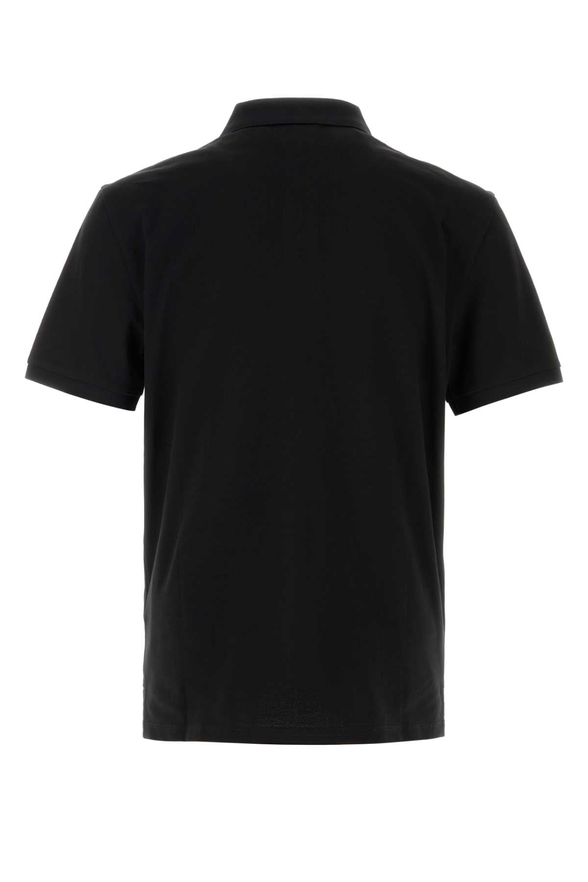 Black Exterior: Cotton Elastane Polo