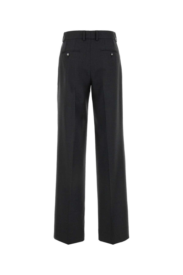 Graphite Wool Pant Melangegrey Exterior: Virgin Pantaloni