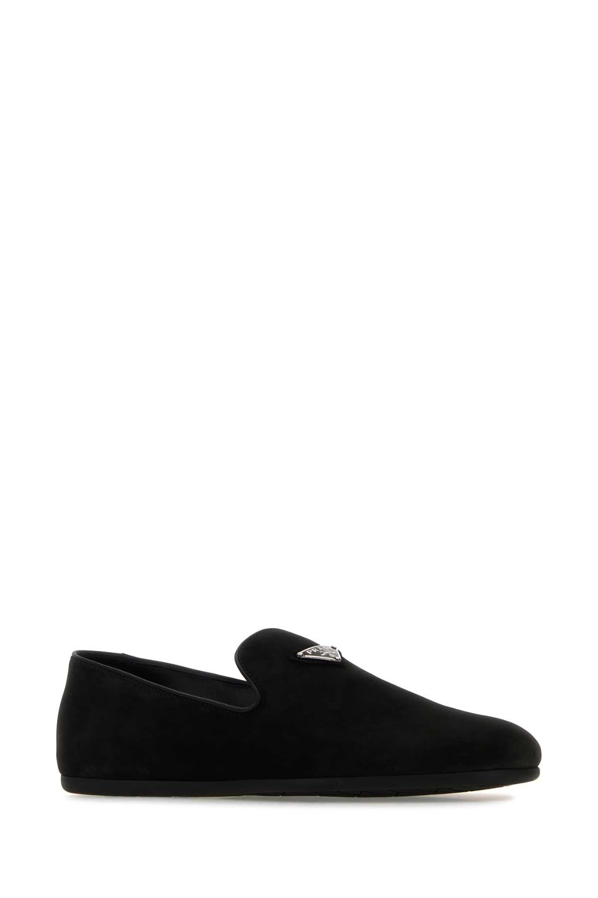 Black Suede Loafers Nero Mocassini