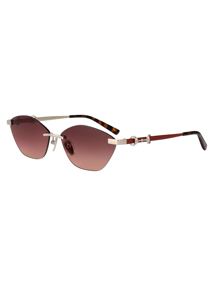 Gg2050s Silver-red-red Metal Sunglasses