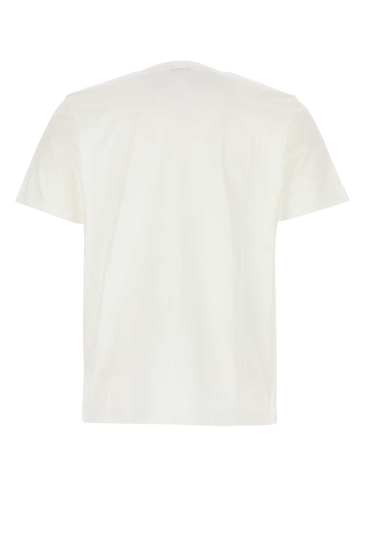 White Cotton Single Jersey T-shirt