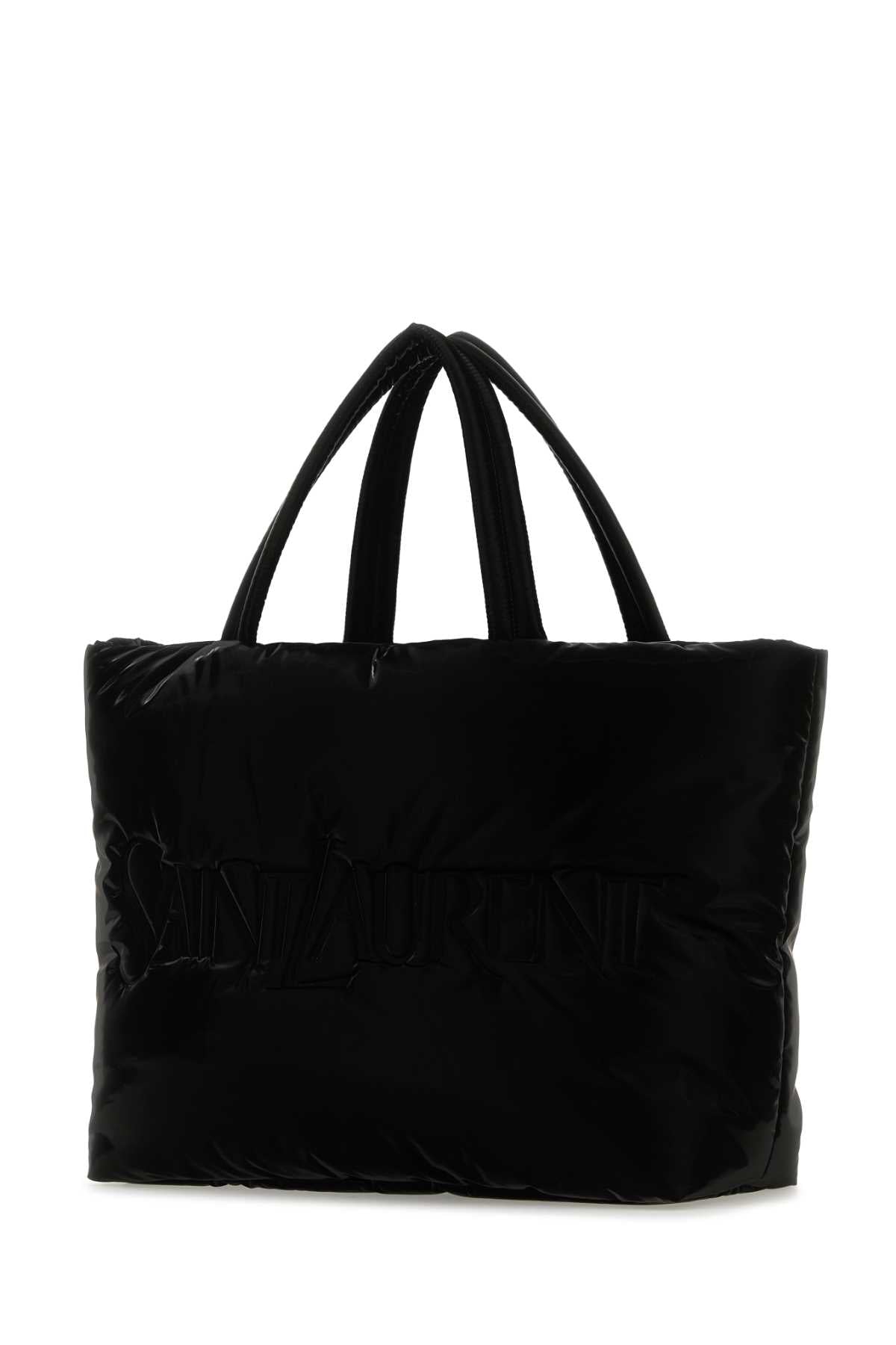 Black Nylon Saint Laurent Shopping Bag Ner0 Borse A Mano