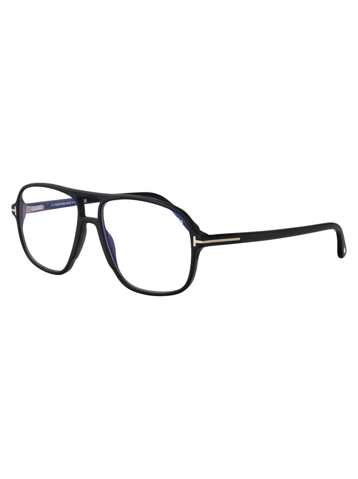 Ft5737-B 002 Nero Opaco Acetate Optical
