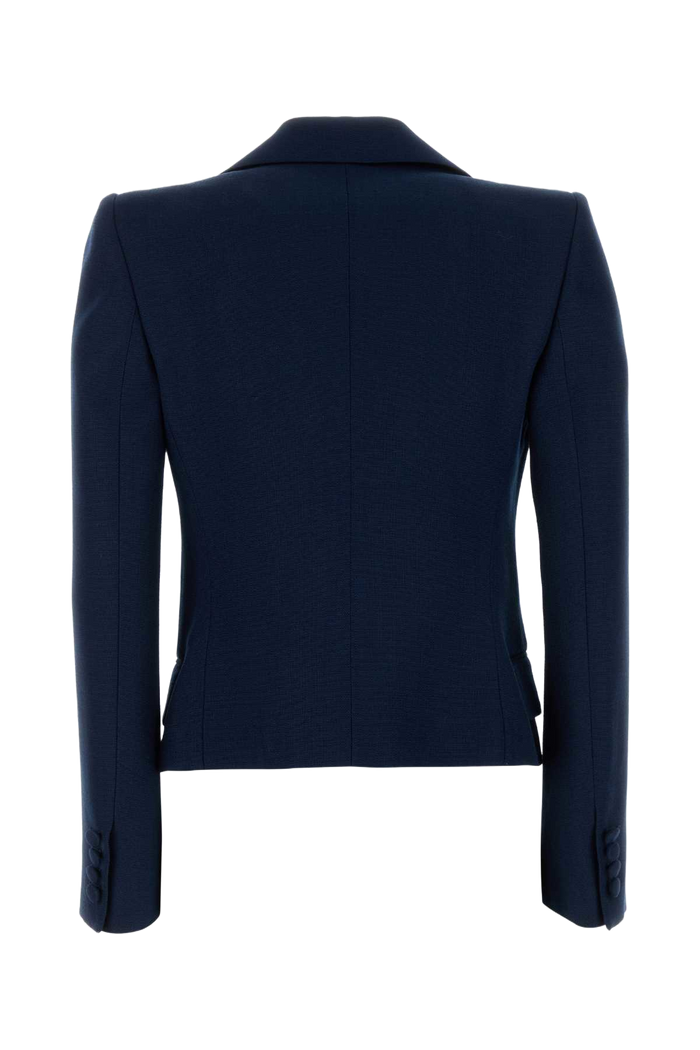 Navy Blue Viscose Blazer Provenceblue Giacche E Gilet