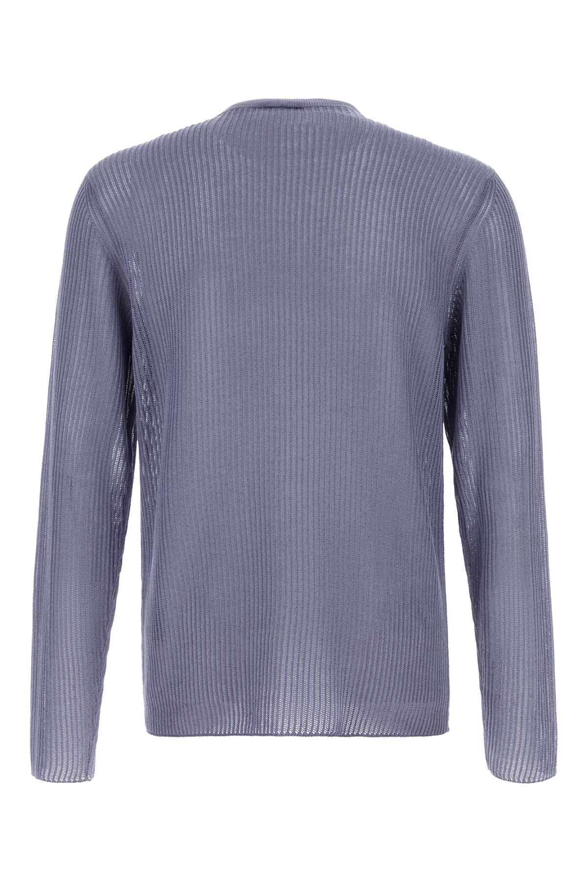 Air Force Blue Silk Blend Sweater Malva Exterior: Cotton Maglie