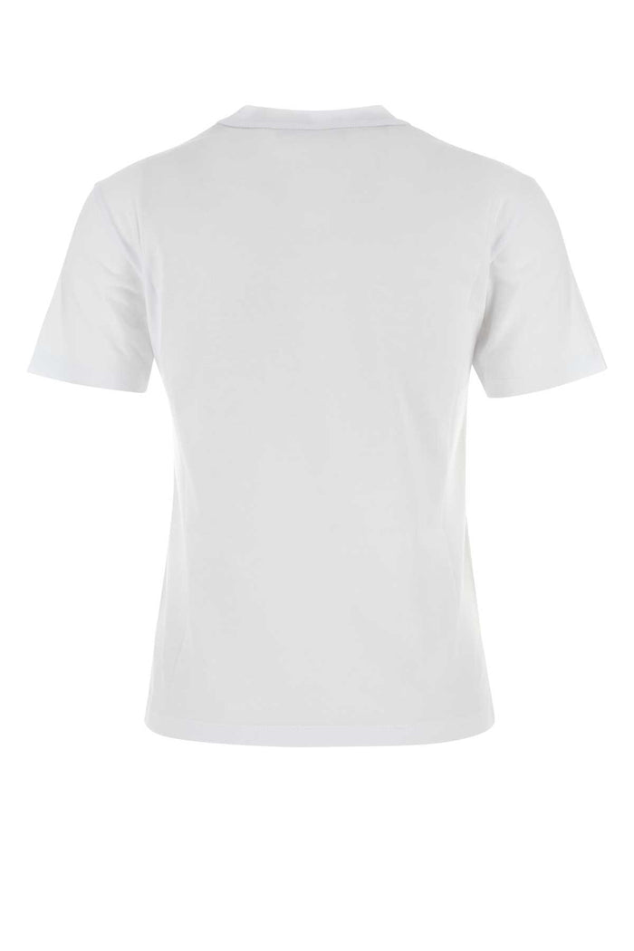 White Cotton T-Shirt Exterior