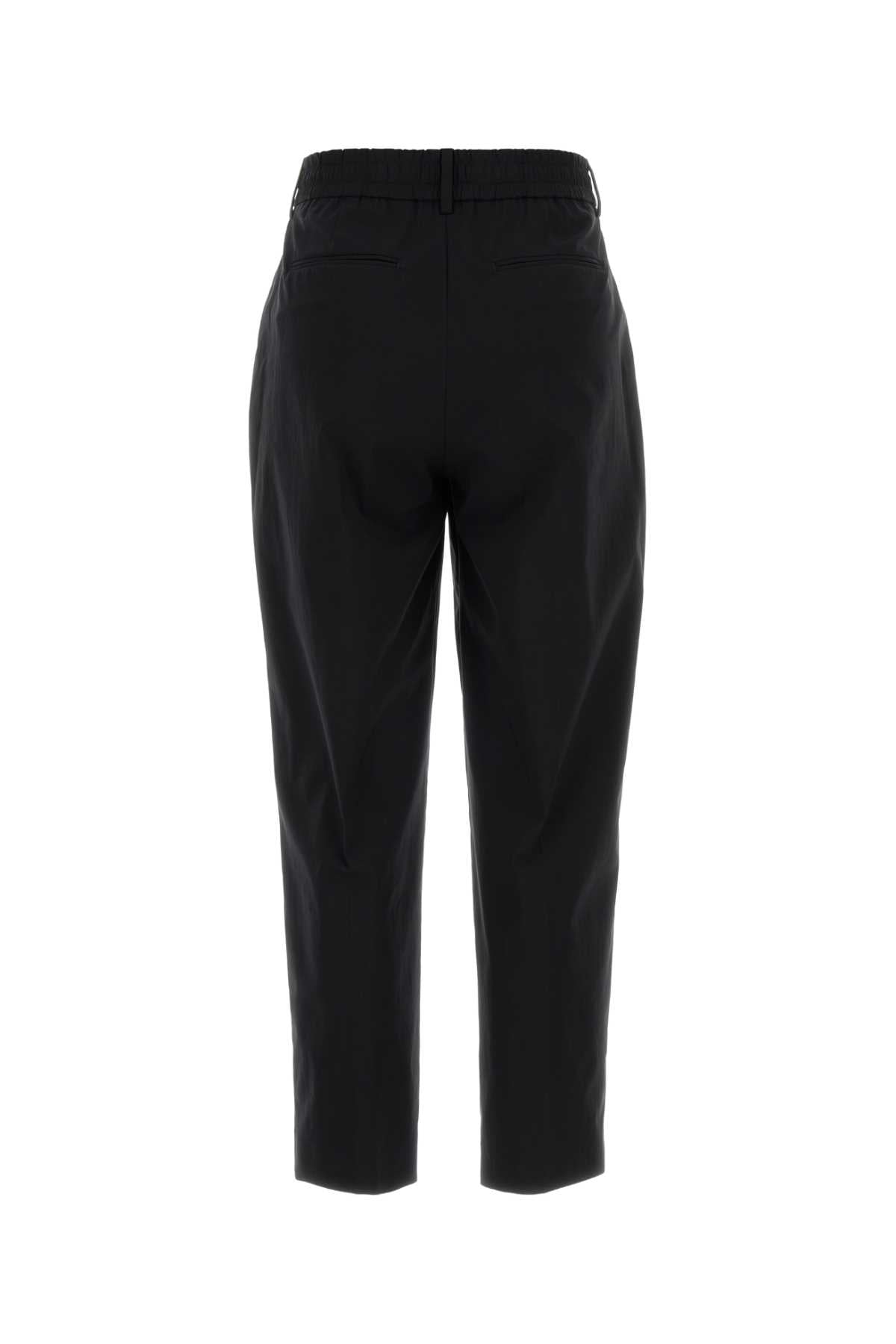 Black Stretch Cotton Blend Daisy Pant Nero Pantaloni