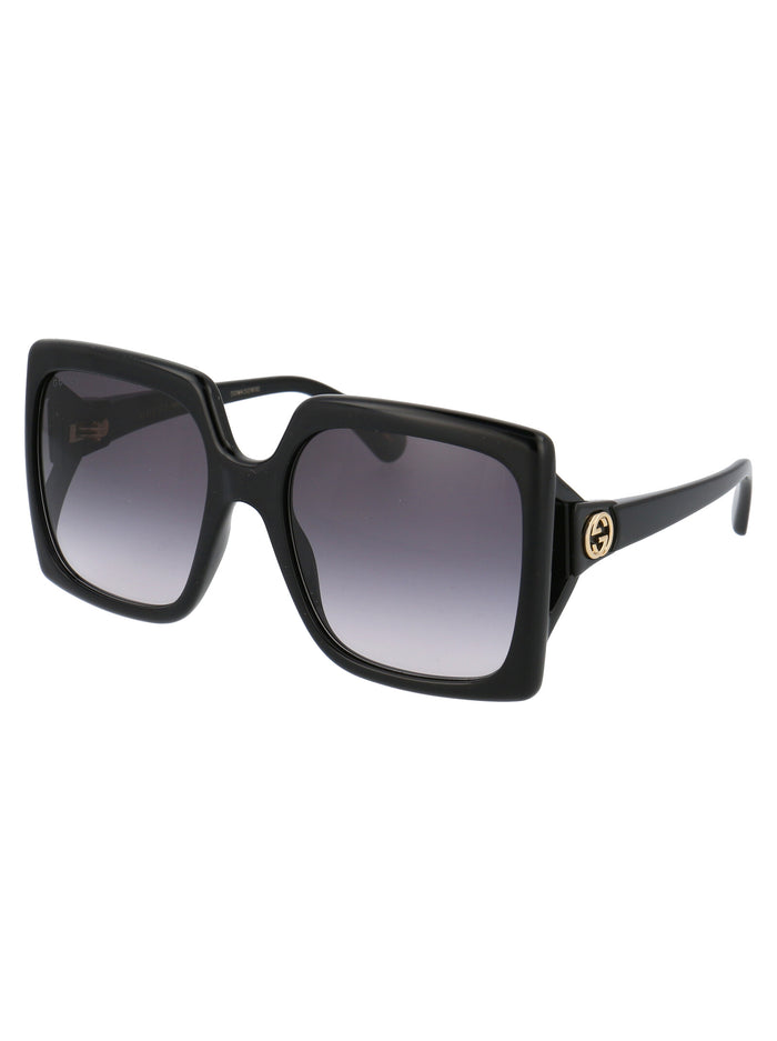 001 Black Grey Acetate Sunglasses