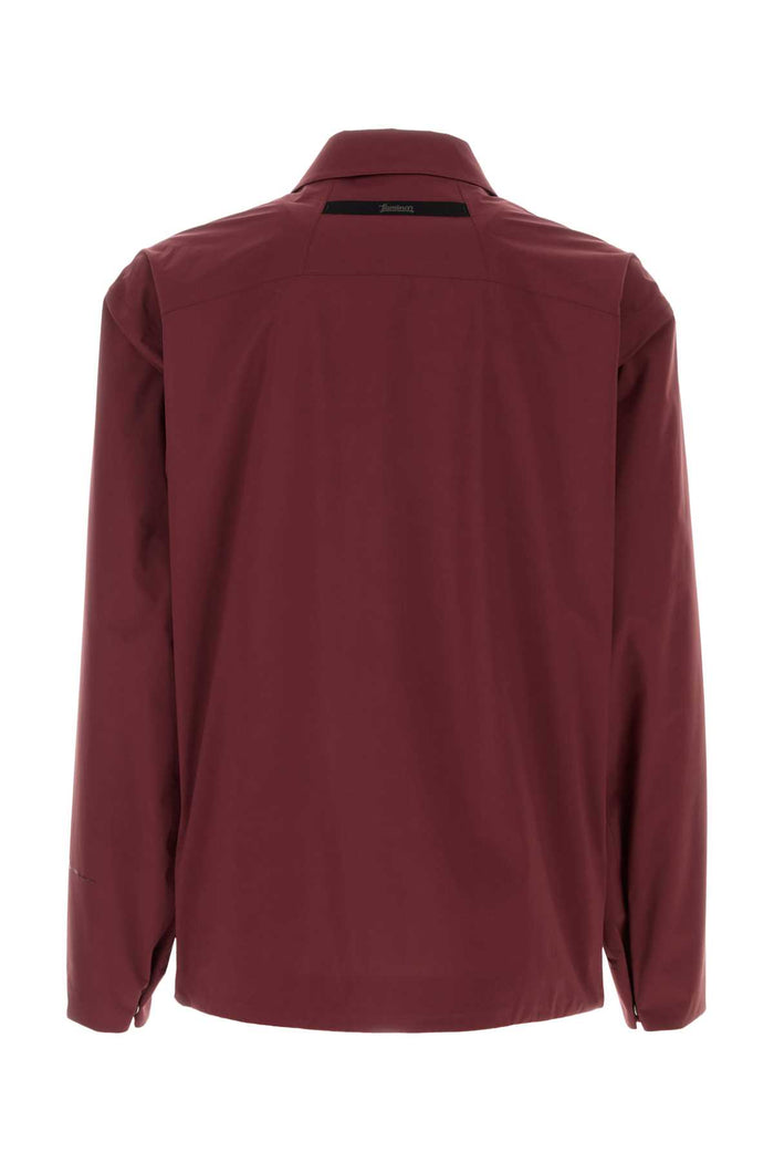 Burgundy Nylon Jacket Bordeaux Exterior: Lining: Giubbini