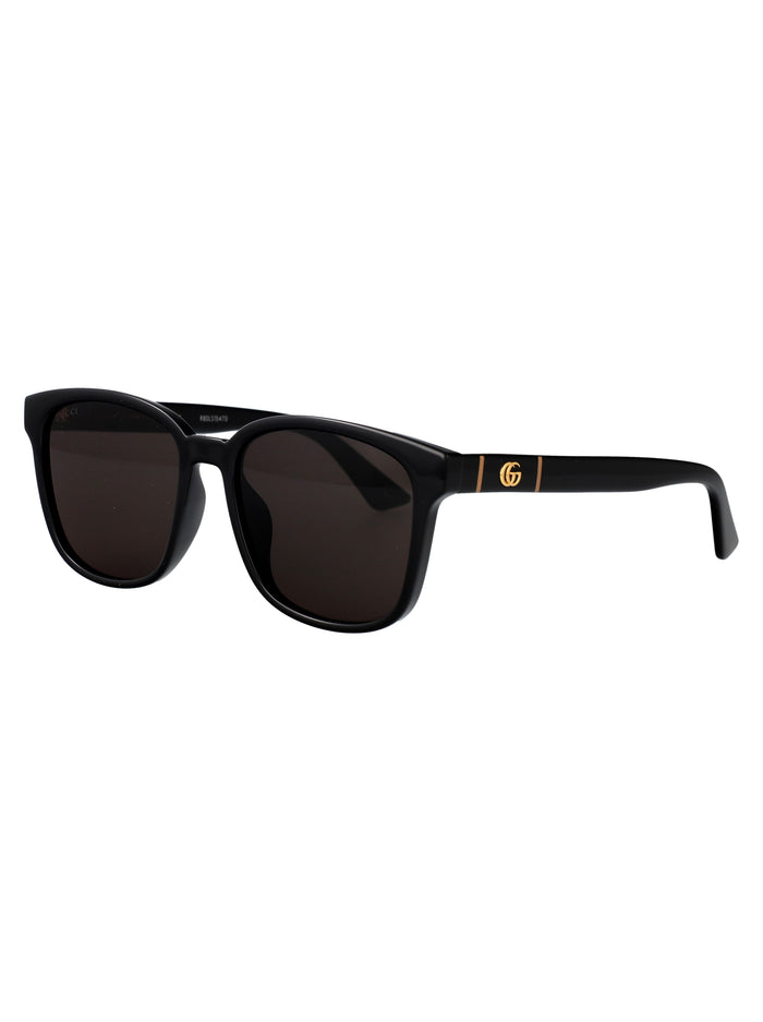 001 Black Grey Acetate Sunglasses