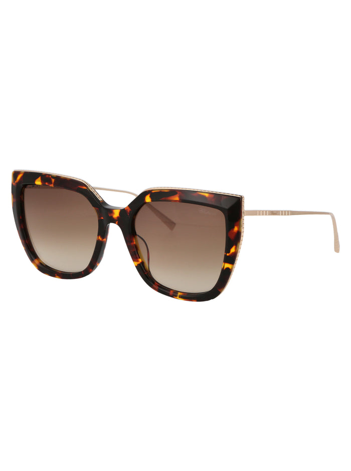 Sch319m 0745 Brown Titanium Sunglasses