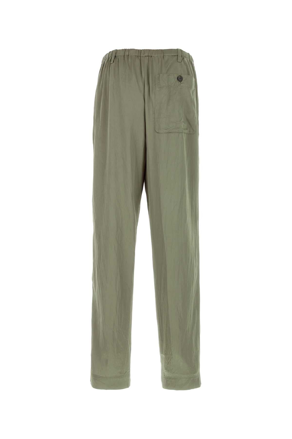 Sage Green Satin Penny Pant Mint Cv Co Pantaloni