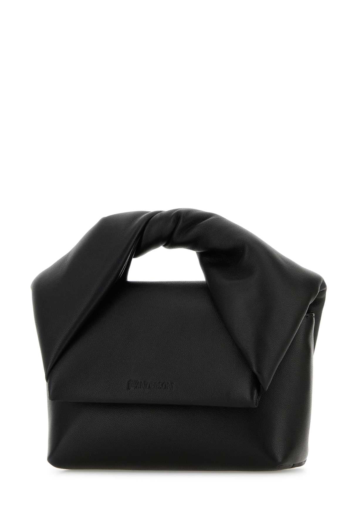 Black Leather Small Twister Handbag Exterior: Lamb Lining: Borse A Mano