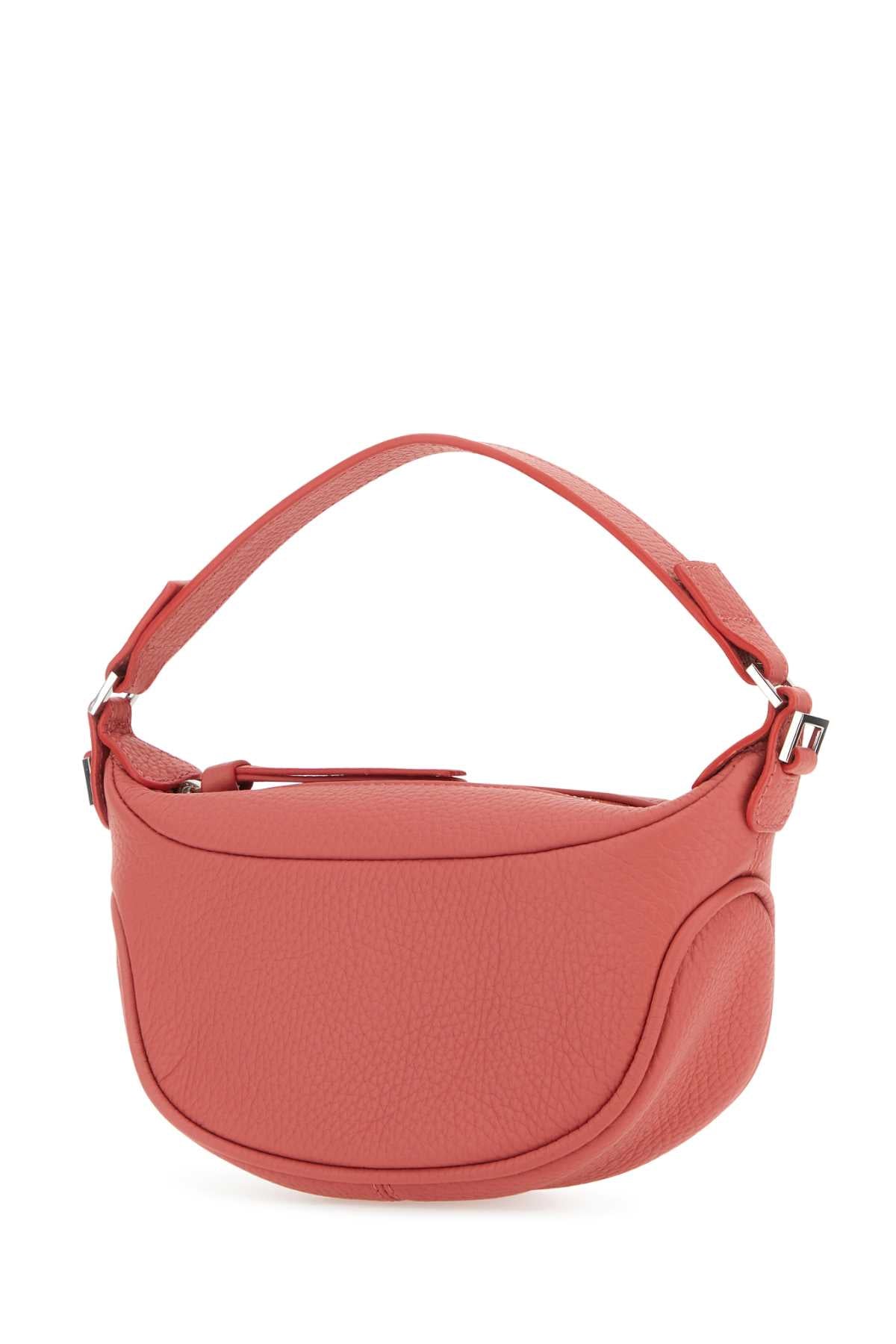 Salmon Leather Mini Ami Handbag Slm Borse A Mano