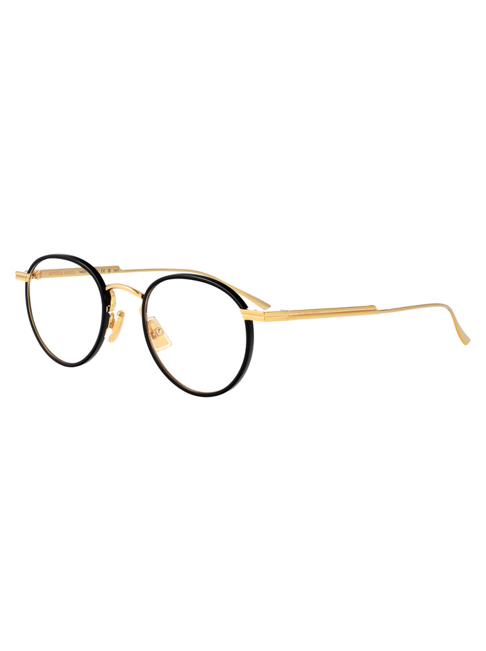 Bv1389s Gold-gold-transparent Metal Sunglasses