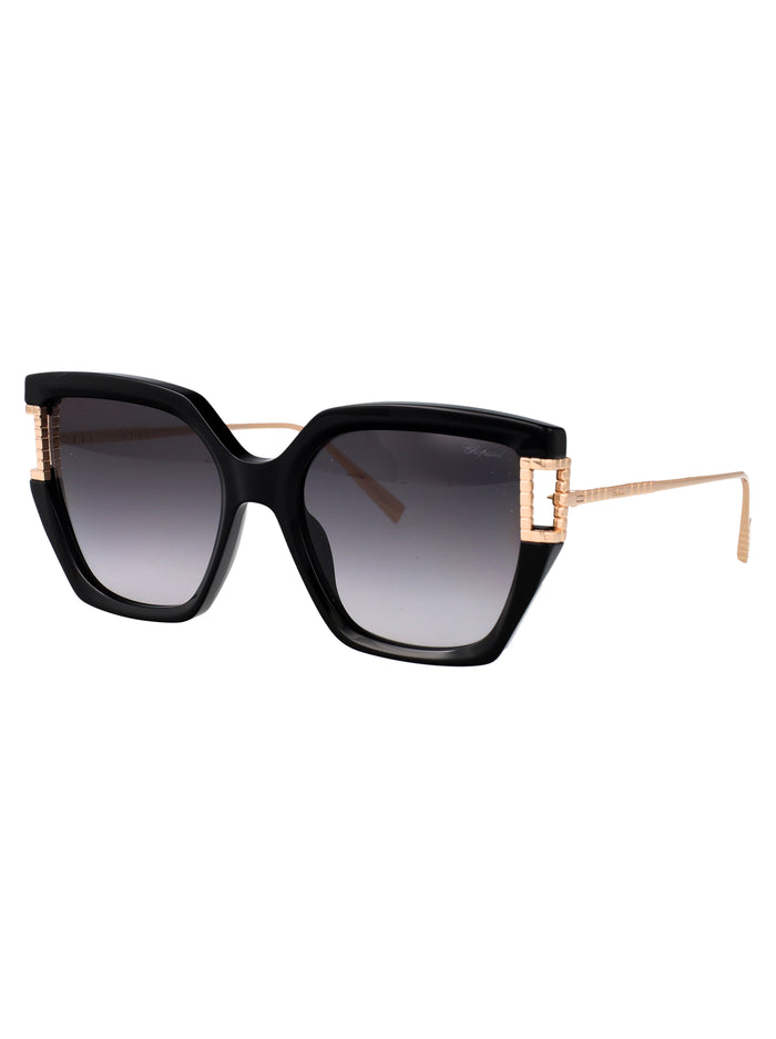 Sch378m Nero Super Black Titanium Sunglasses