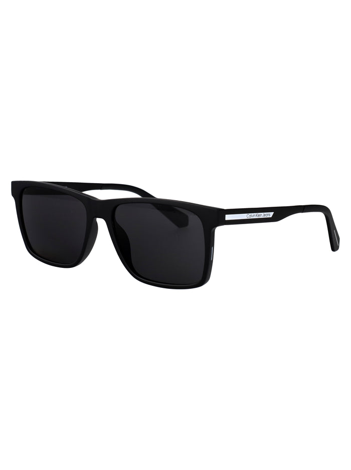 Ckj21624s 2 Matte Black Injected Sunglasses