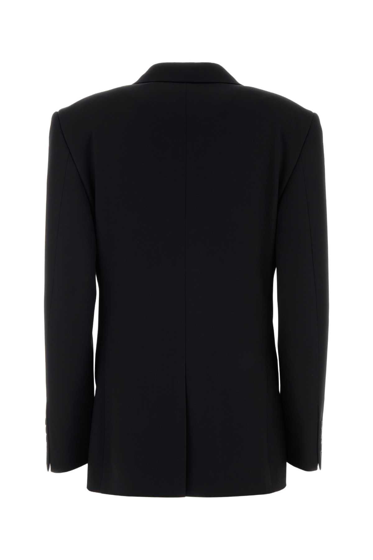 Black Wool Blazer New Exterior: Lining: Cupro Giacche E Gilet