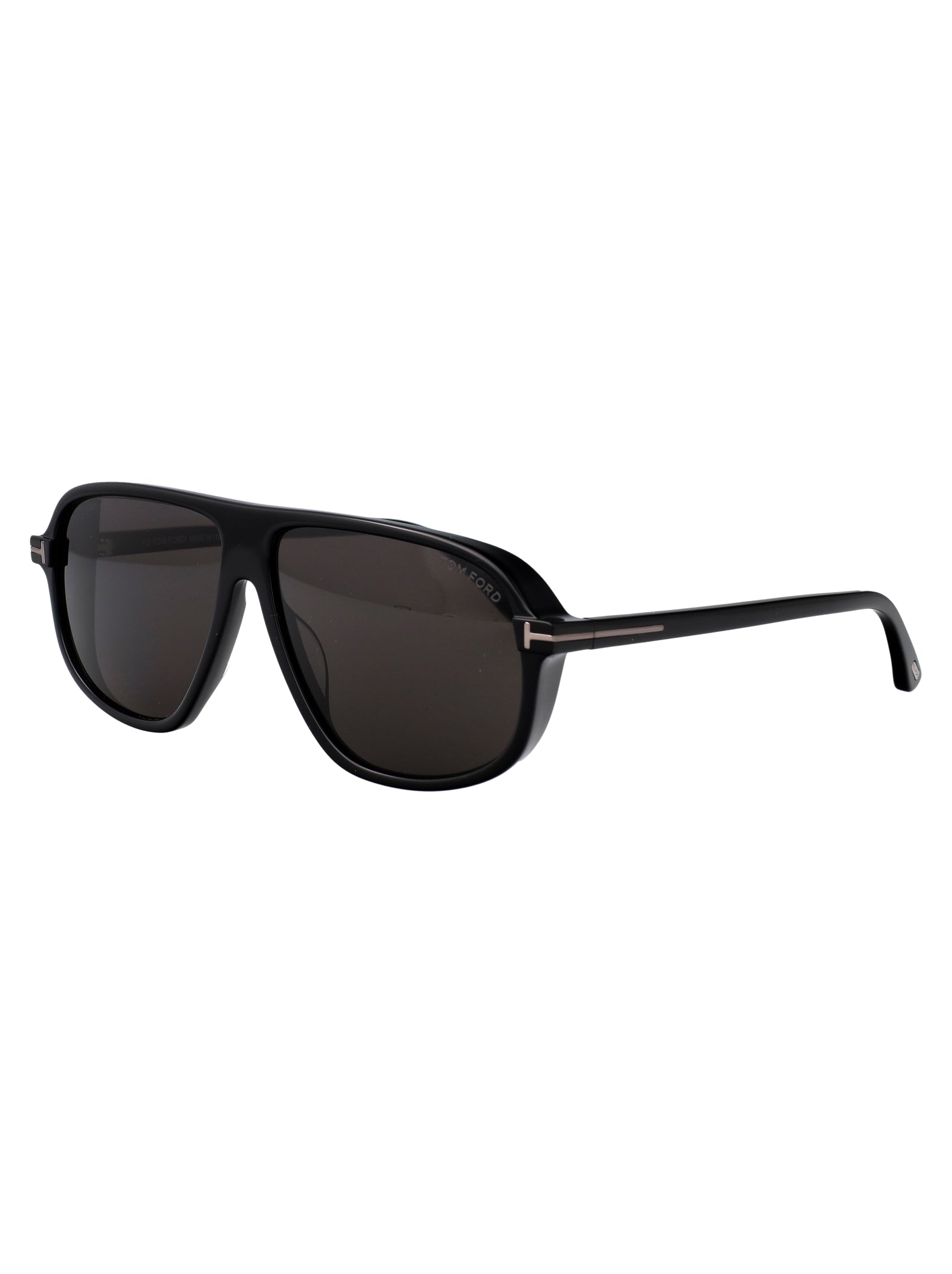 Ft1208-N 01a Nero Lucido / Fumo Acetate Sunglasses
