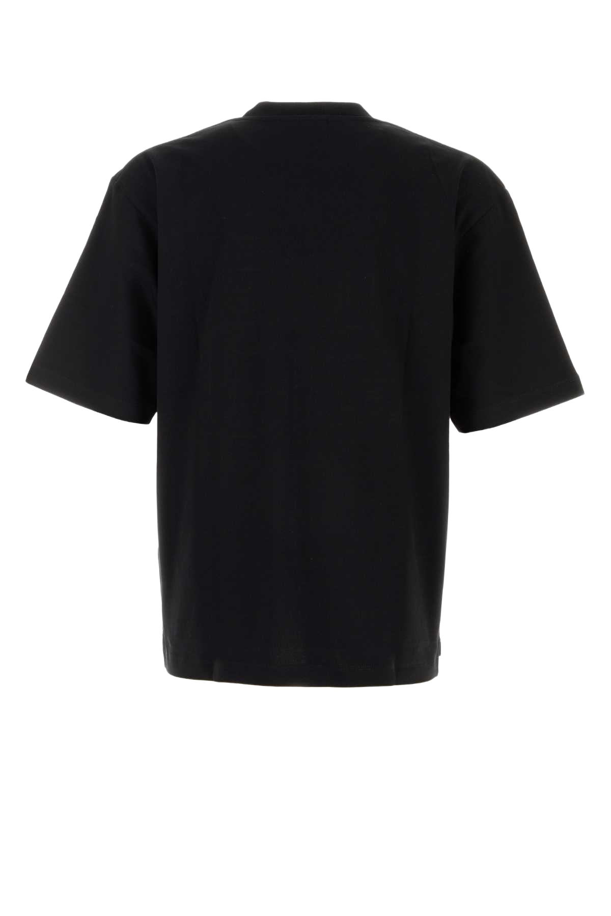 Black Cotton Oversize T-Shirt Exterior