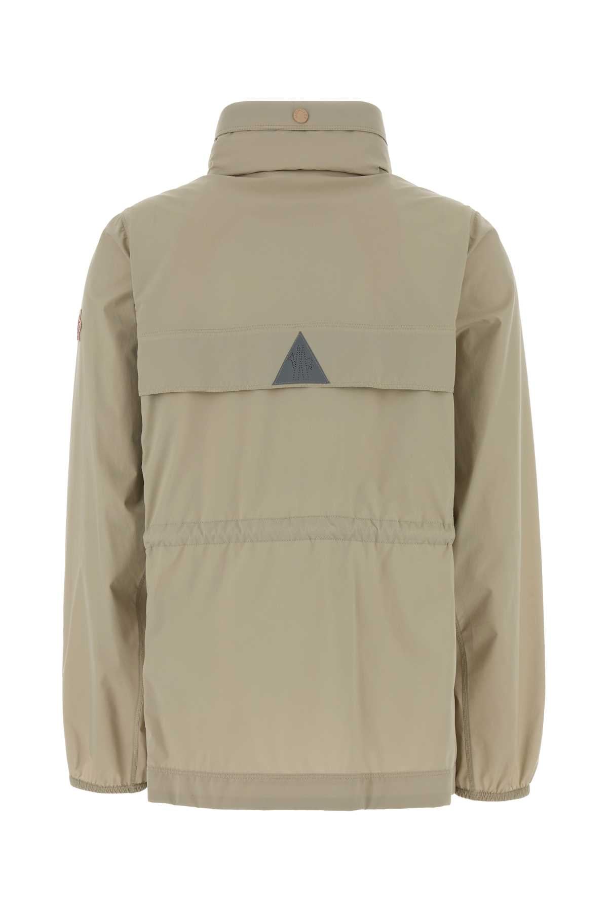 Cappuccino Stretch Nylon Soulare Windbreaker 268 Giubbini