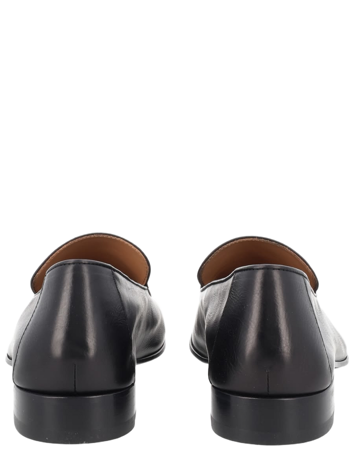 Mocassino In Pelle Black Leather Loafers
