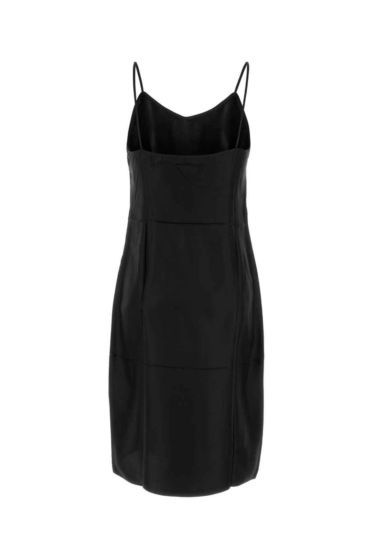 Black Twill Dress Nero Exterior: Silk Abiti