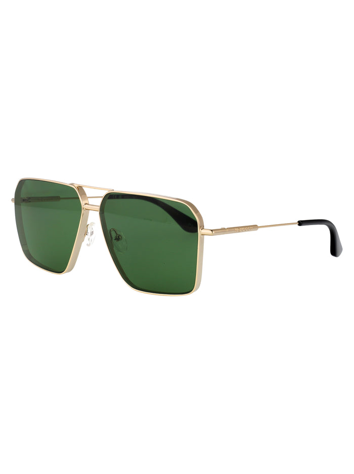 Am0500s Gold-gold-green Metal Sunglasses