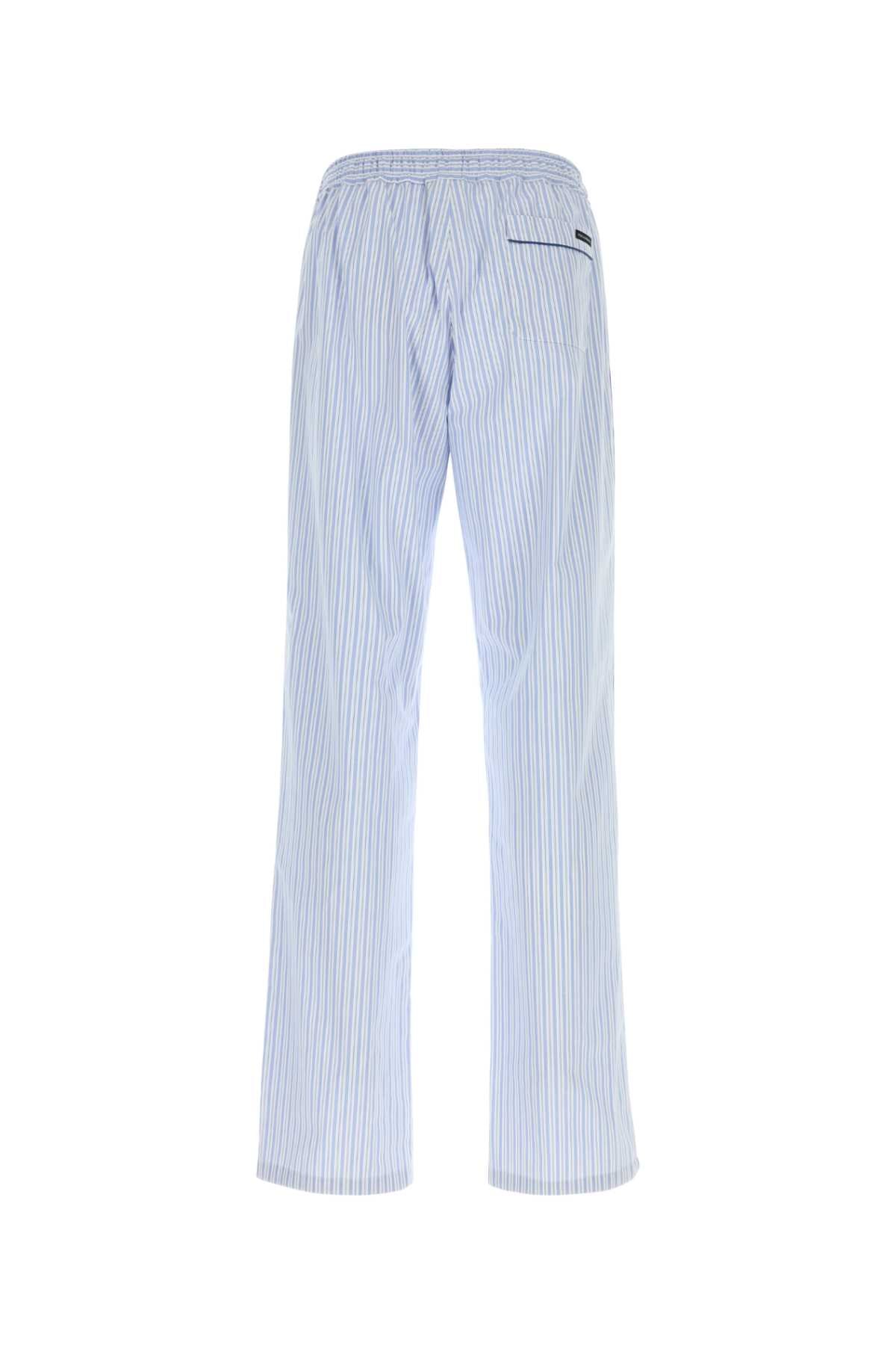 Gvrmatfr510 S8051 Rigato Exterior: Cotton Silk Pantaloni