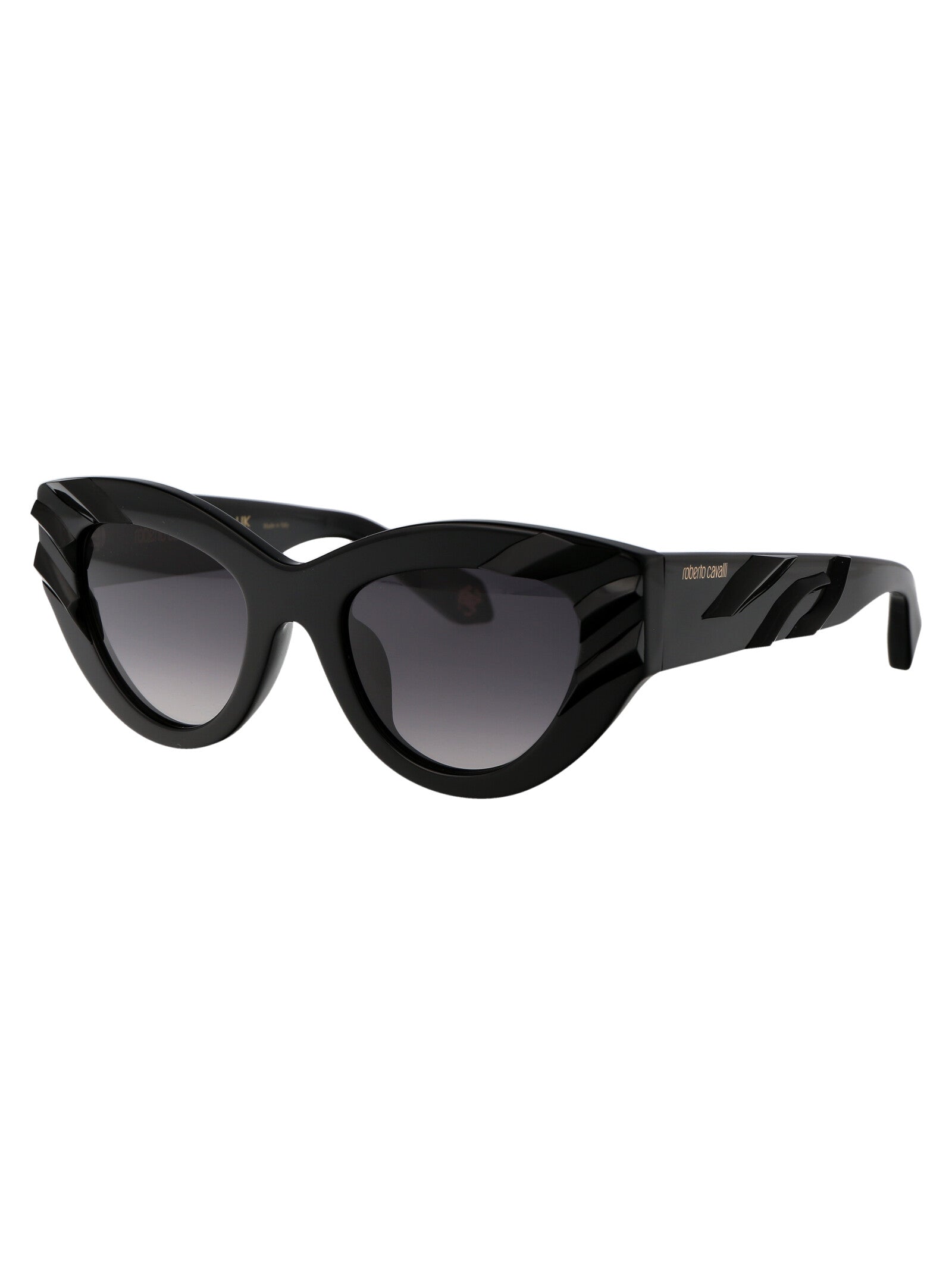SRC009V 0700 Black Acetate Sunglasses