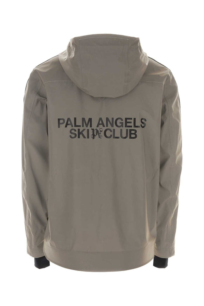 Silver Polyester Ski Jacket Silverblack Giubbini