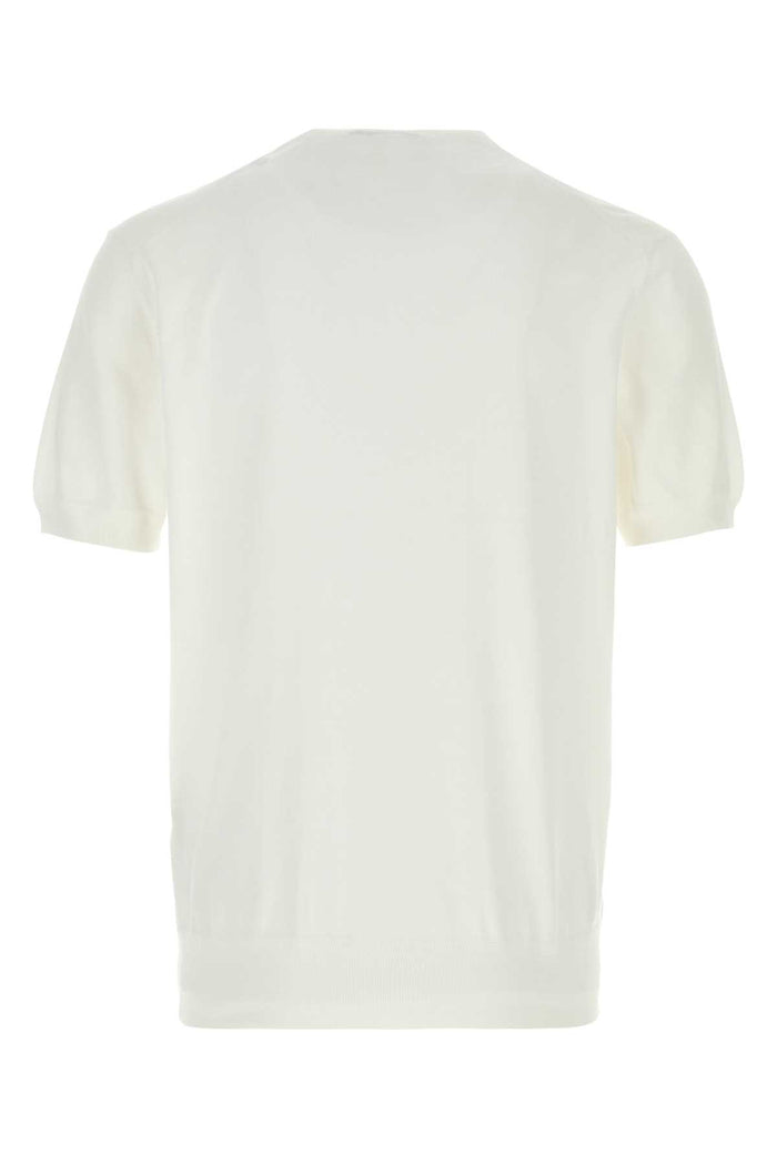 Kcs026ymc040 Wab White Cotton T-shirt