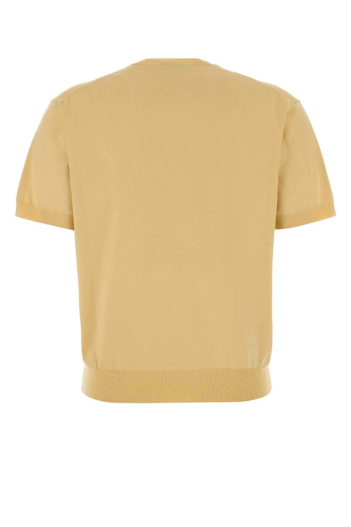 Crema+amaranto Exterior: Recycled Silk Nylon T-shirt