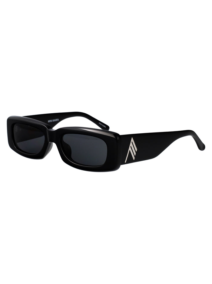 Attico16c23sun C23 Black/ Silver/ Grey Acetate Sunglasses