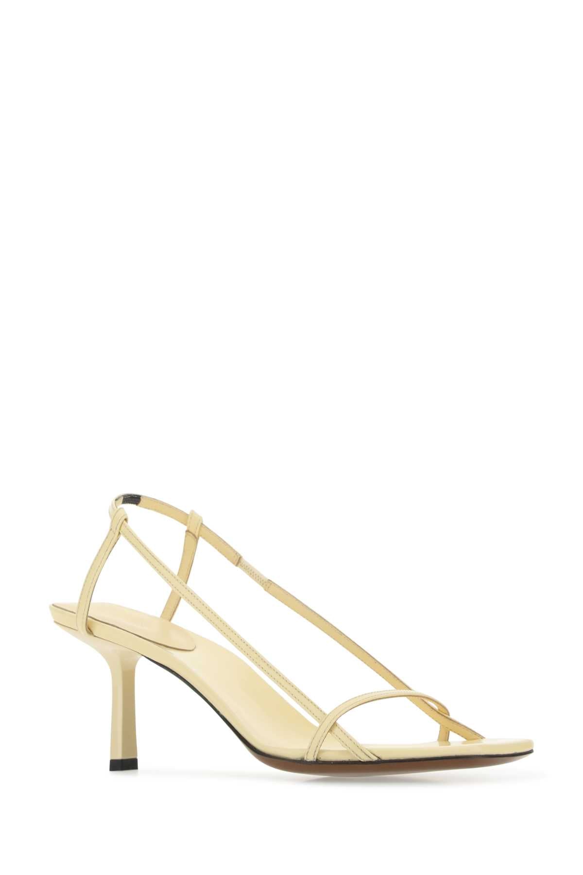 Cream Leather Merga Sandals Alabaster Sandali
