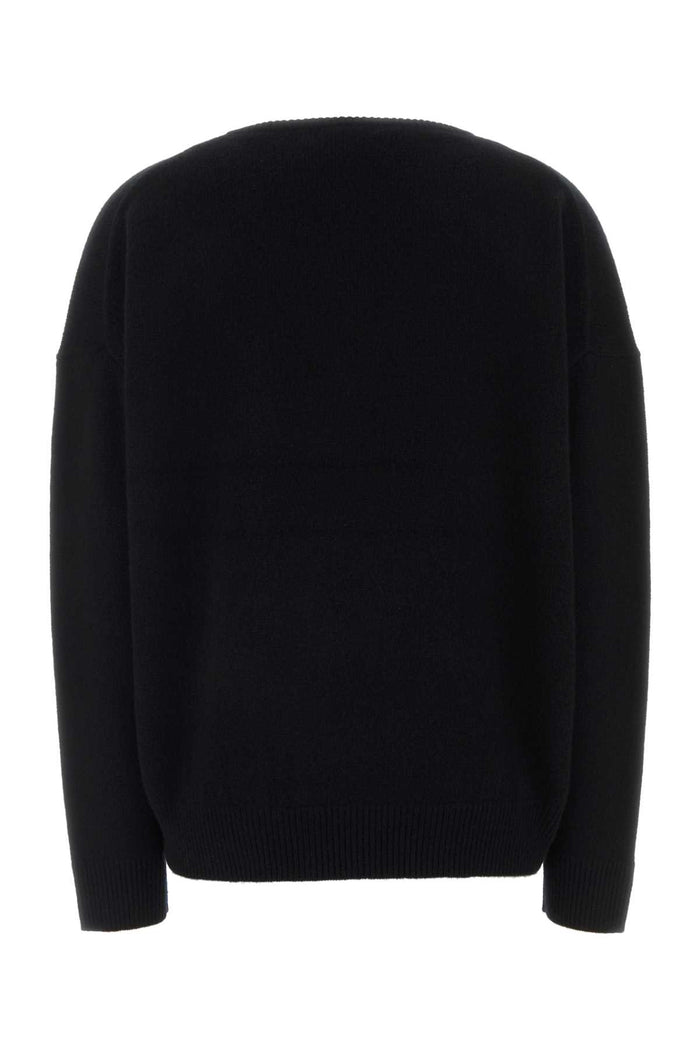 Black Cashmere Sweater Exterior: Maglieria