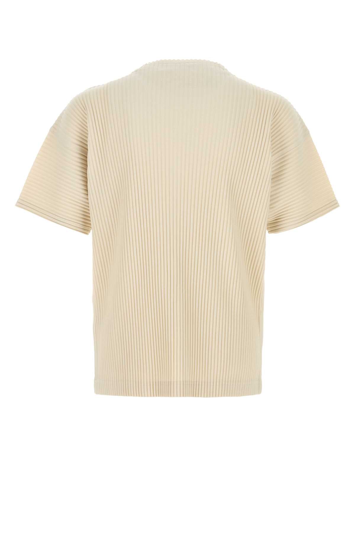 Sand Polyester T-Shirt Duomobeige Exterior