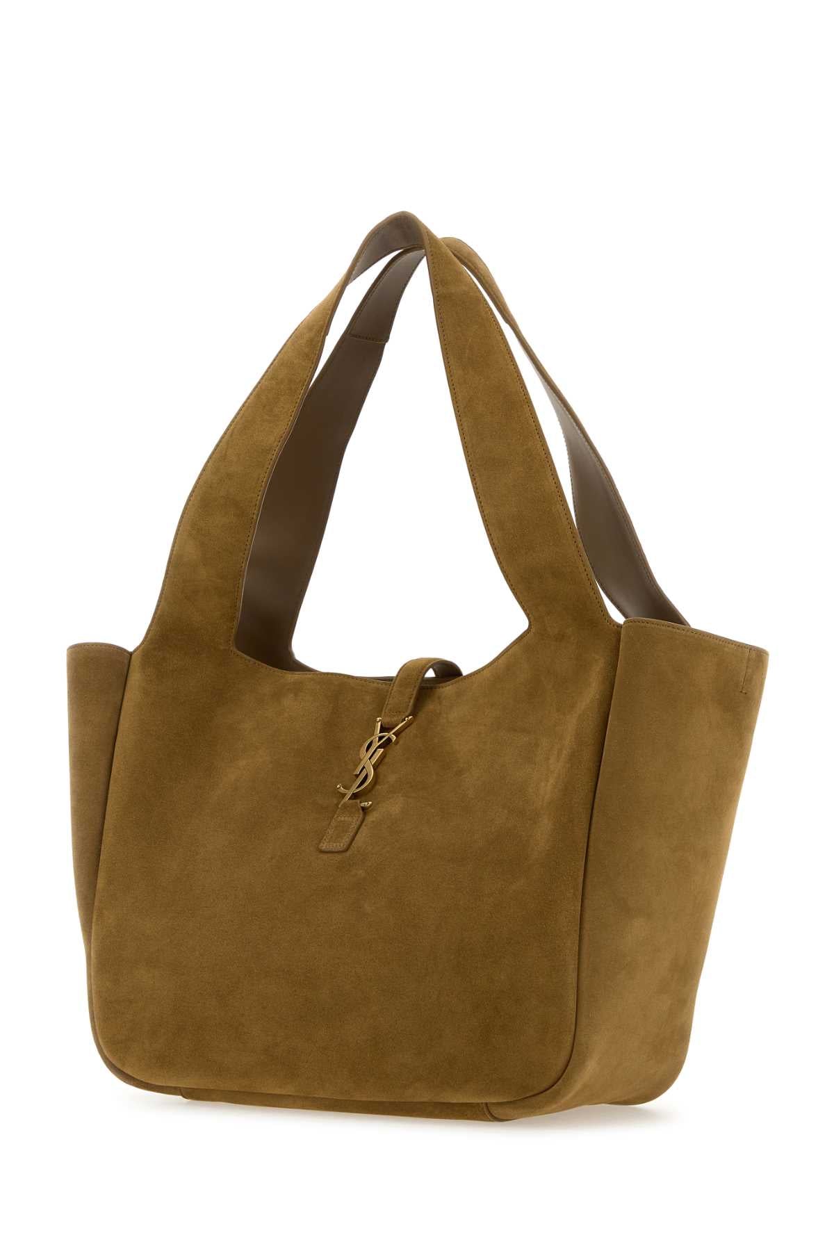 Biscuit Suede Leather Le 5 Ã 7 Bea Shoppong Bag Goldenleaf Borse A Mano
