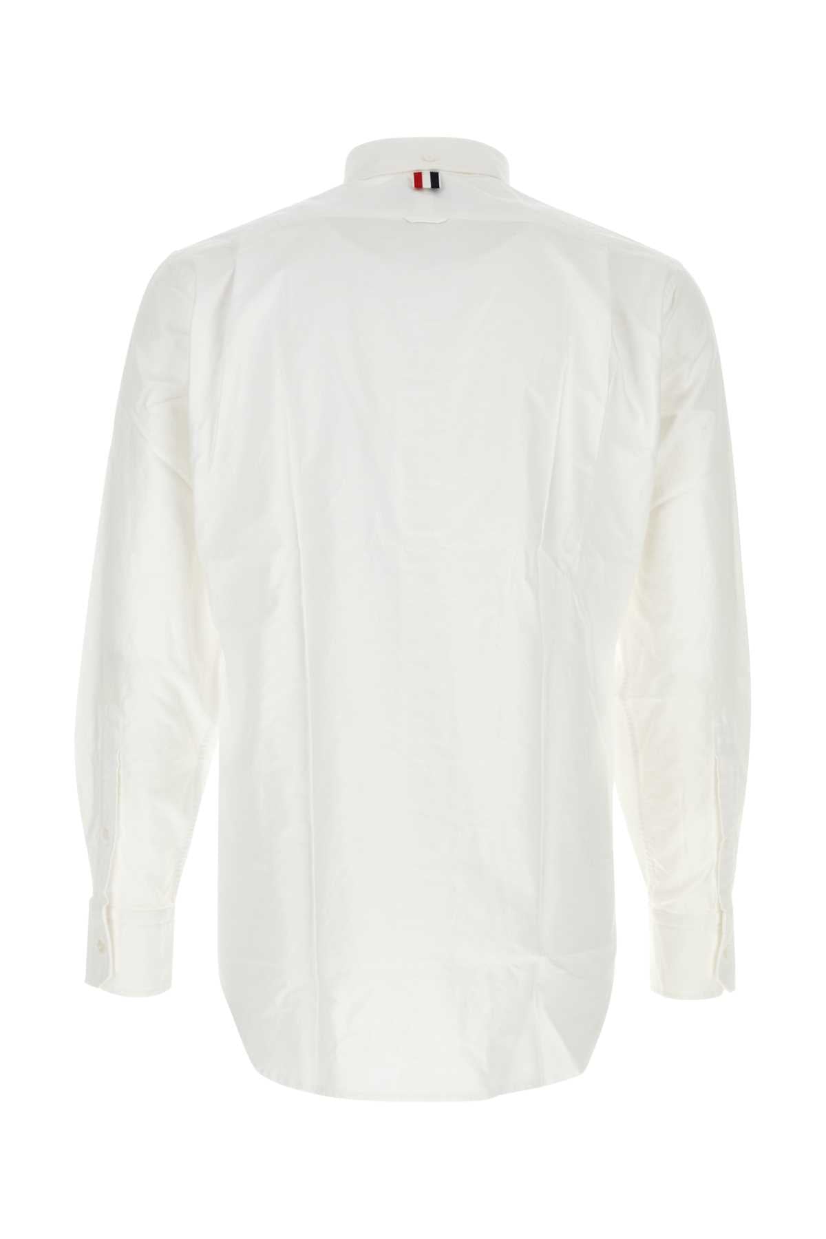 White Oxford Shirt Cotton Camicie